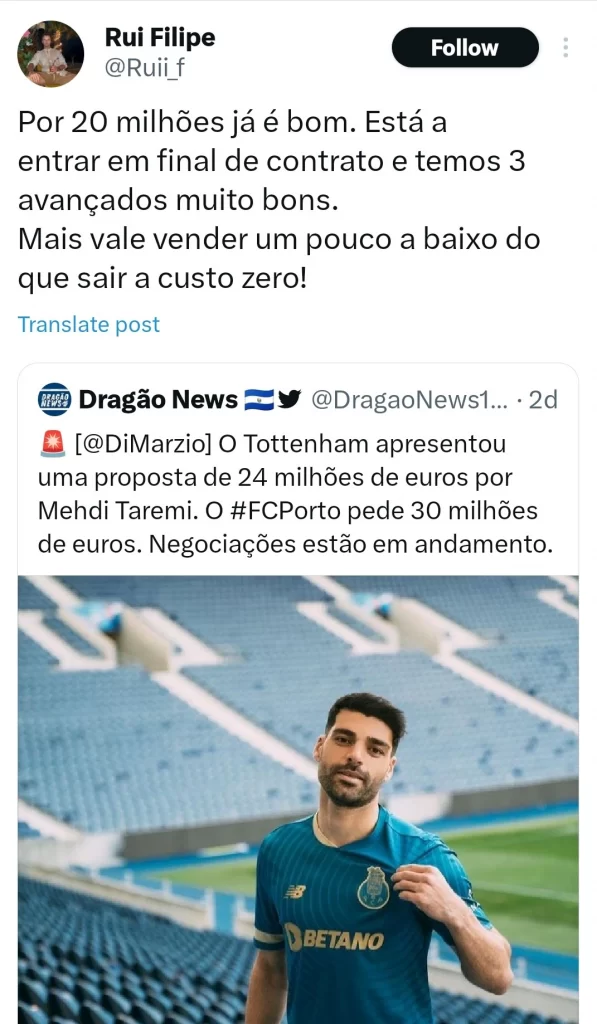 واکنش عجیب هواداران پرتو به جدایی طارمی